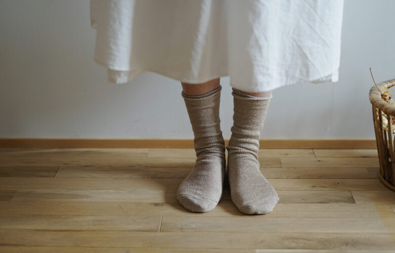 Linen Silk Layered Socks Set