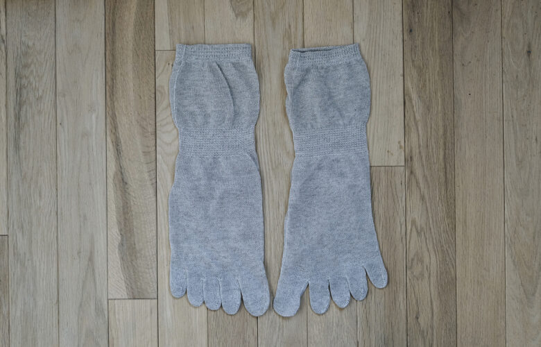 Silk Linen Five Finger Socks