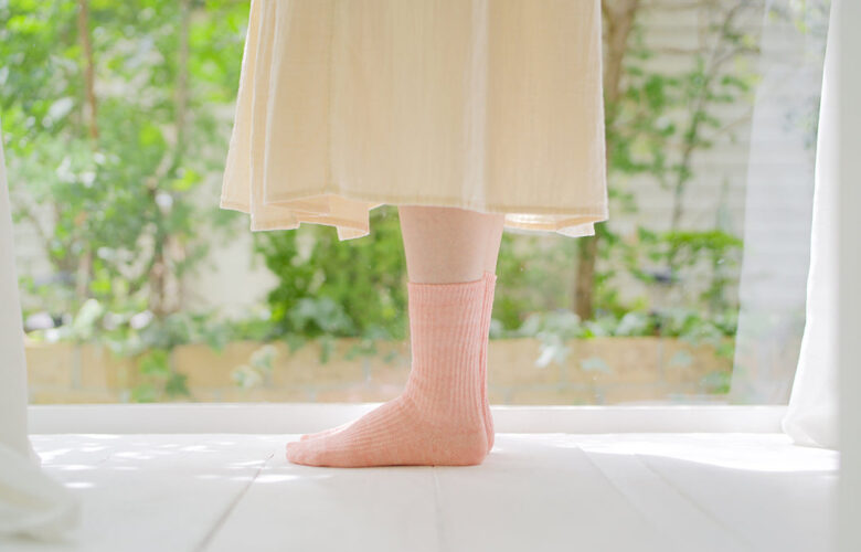 Linen Ribbed Socks