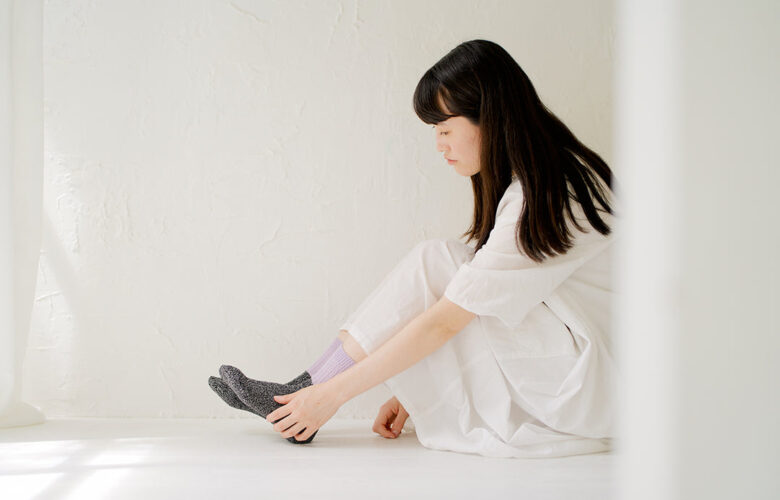Silk Ribbed Socks