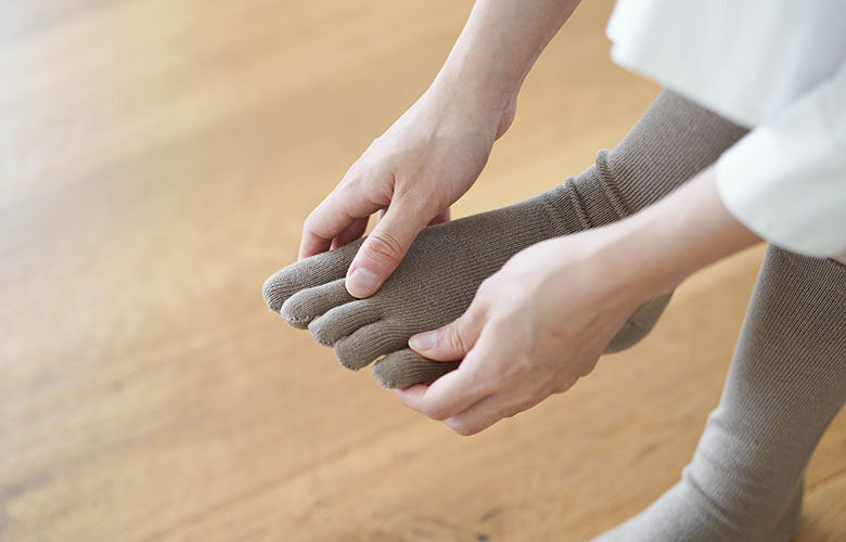 Wool Cotton Five Finger Socks