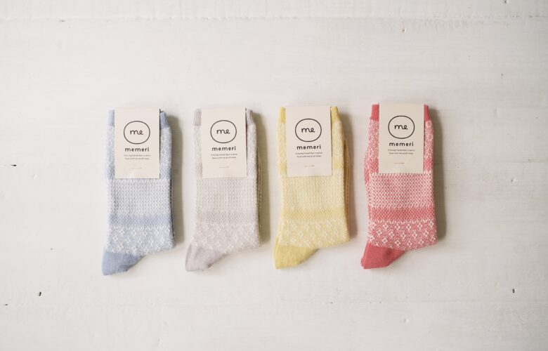 Cotton Linen Jacquard Socks